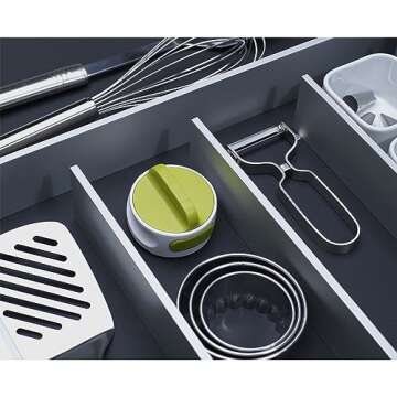 Joseph Joseph Can-Do Compact Can Opener Easy Twist Release Portable Space-Saving Manual Stainless St...