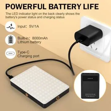 ORFASTAR 120 LED Selfie Phone Light for Content Creators