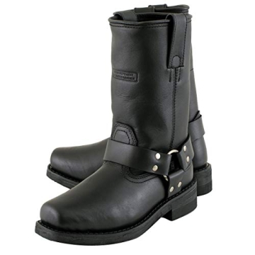 Xelement 2442 Women's Black Leather Motorcycle Boots