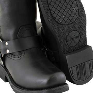 Xelement 2442 Women's Black Leather Motorcycle Boots