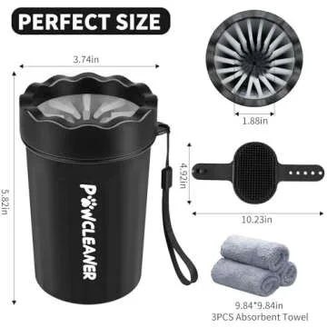 Dog Paw Cleaner for All Breeds, Easy and Effective Washing Tool