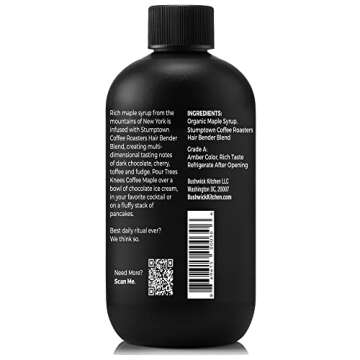 Trees Knees Coffee Maple, Organic Maple Syrup Infused with Stumptown Coffee | 11.5 Ounce Bottle | Ve...
