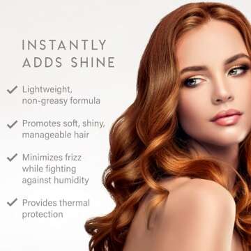 ALURAM Shine Serum for Frizz Control & Glossy Hair