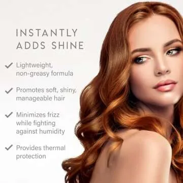 ALURAM Shine Serum for Frizz Control & Glossy Hair