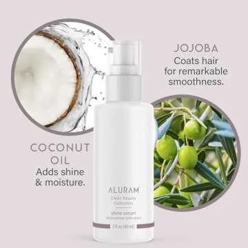 ALURAM Shine Serum for Frizz Control & Glossy Hair