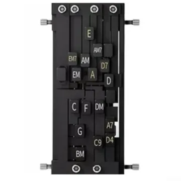 Guitar Chord Presser for Beginners, Chord Trainer Tools, Portable Learning for Aid for Guitar Starters, Enhances Muscle Memory and Chord Transitions, Black,for Beginners Friends Gifts