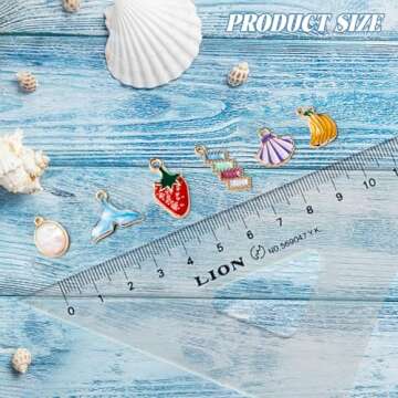 110PCS Bracelet Charms - DIY Jewelry Making Set with Assorted Designs