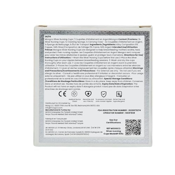 Moogco Silver Nursing Cups for Comfortable Breastfeeding