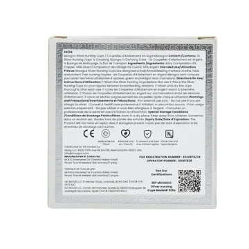 Moogco Silver Nursing Cups for Comfortable Breastfeeding