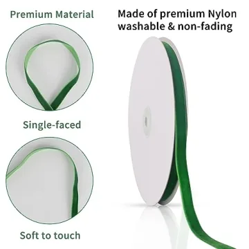 Elegant Brown Velvet Ribbon for Holiday Gift Wrapping