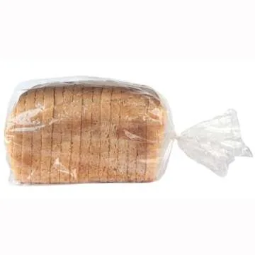 Bread Poly Bags,100 Pieces 15x3x6 Inches Bread Loaf Packing Bags with 100 Twist Ties,Clear Thick Gusseted Grocery Bakery Bag (Medium-6x3x15)