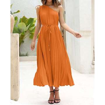 Stylish BTFBM One Shoulder Summer Maxi Dress For Women
