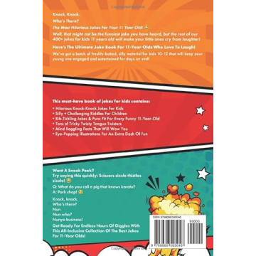 Hilarious Jokes Book for Tween Boys and Girls - Perfect Gift