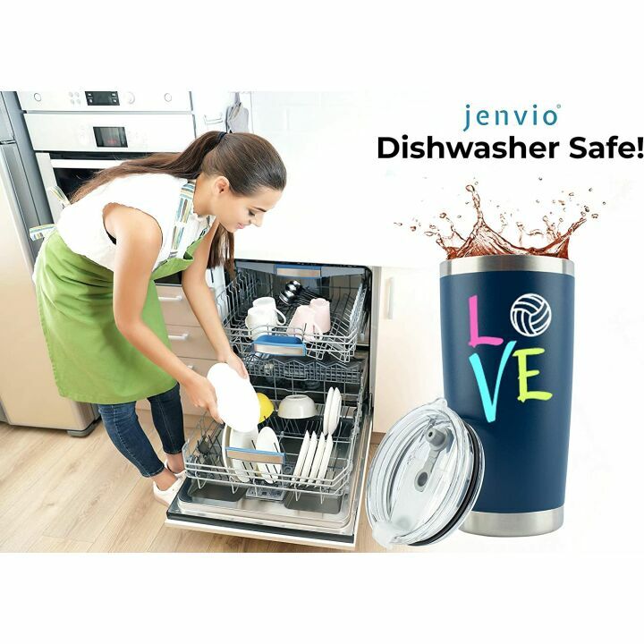 Stainless Steel Volleyball Tumbler Gift Set for Players