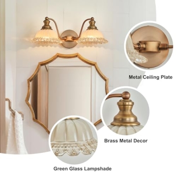Elegant XIEDUN Vintage Vanity Light for Bathroom