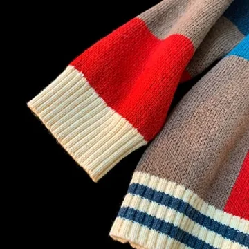 GURUNVANI Men's Black Cardigan Sweater 3XL Long Sleeve