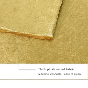 GIGIZAZA Gold Velvet Pillow Covers - Soft Luxury for Your Home