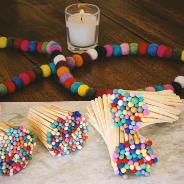 Elegant Artisan Safety Matches | 100+ Decorative Matchsticks