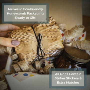 Elegant Artisan Safety Matches | 100+ Decorative Matchsticks