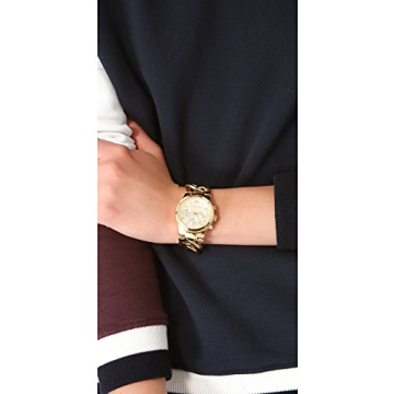 Michael Kors Women's Gold-Tone Runway Watch MK3131