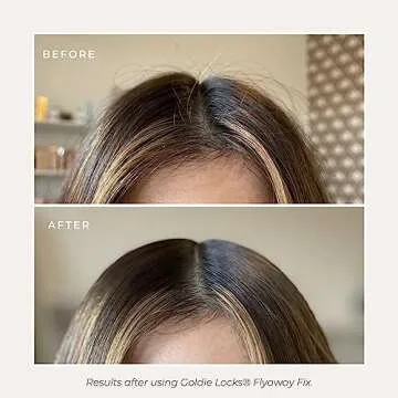 Goldie Locks Flyaway Fix Hydrating Pomade Stick for Hair & Extensions, Style, Tame & Define, No Residue, 0.42 oz