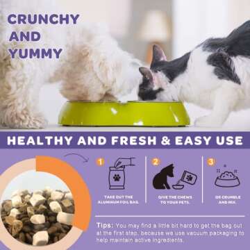 NATURE TARGET Probiotics for Dogs, 6 Billion CFUs, Digestive & Immune Support