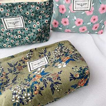 Stylish Large Capacity Cosmetic Bag for Makeup Essentials