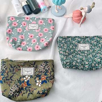 Stylish Large Capacity Cosmetic Bag for Makeup Essentials