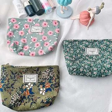 Stylish Large Capacity Cosmetic Bag for Makeup Essentials