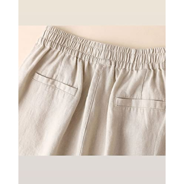 Shop Aeneontrue Women's Wide Leg Linen Pants Today