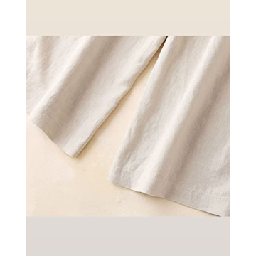 Shop Aeneontrue Women's Wide Leg Linen Pants Today