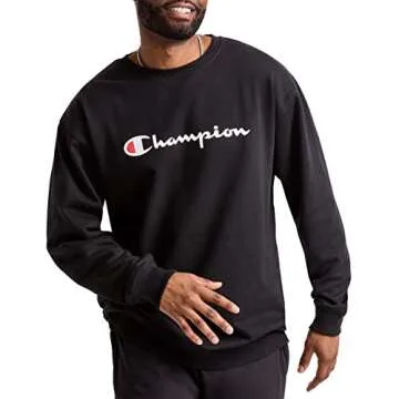 Champion Powerblend Crewneck Sweatshirt for Men - Comfort