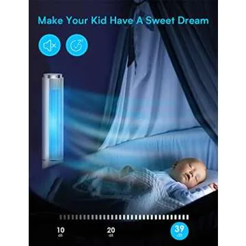 HiFresh 43-Inch Evaporative Air Cooler with Remote Control