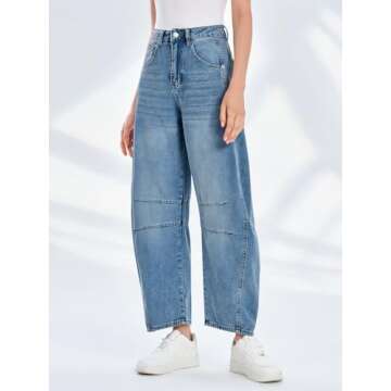 Stylish PLNOTME Women's Vintage Boyfriend Jeans