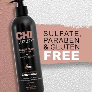 CHI Luxury Black Seed Oil Conditioner for Soft, Shiny Hair