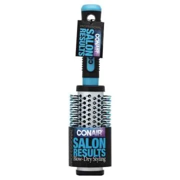 Conair Salon Results Round Hair Brush - Hair Brush Blow Dryer - Large Round Brush for Blow Out - Nyl...