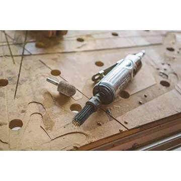 Kutzall Original Taper Rotary Burr, 1⁄4" Shaft, Fine - Woodworking Attachment for Bosch, DeWalt, Milwaukee. Abrasive Tungsten Carbide, 1⁄4" (6.3mm) Head Dia. X 1-1⁄2" (38.1mm) Length, T-14G