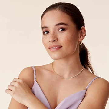 PAVOI 14K Gold Plated Pearl Necklace Eco-Friendly Elegance