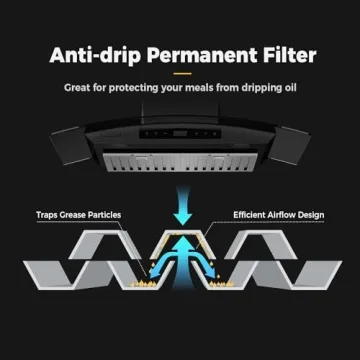 Empava 30" Wall Mount Range Hood with LED Lighting