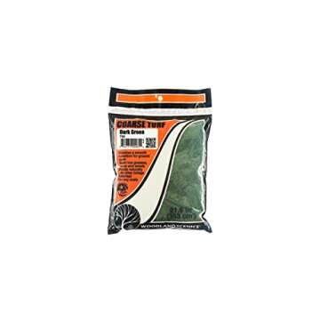 Woodland Scenics Dark Green Coarse Turf for Dioramas