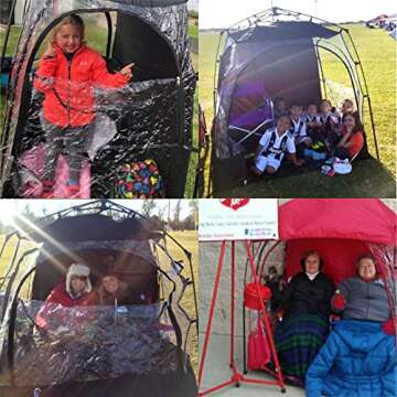 CoverU Sports Tent Pod – Pop Up Climate Canopy Shelter