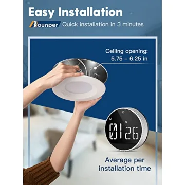 BBOUNDER 12 Pack LED Downlight Dimmable Easy Install