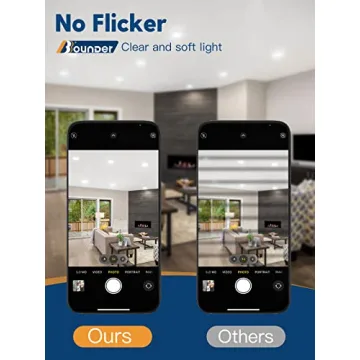 BBOUNDER 12 Pack LED Downlight Dimmable Easy Install