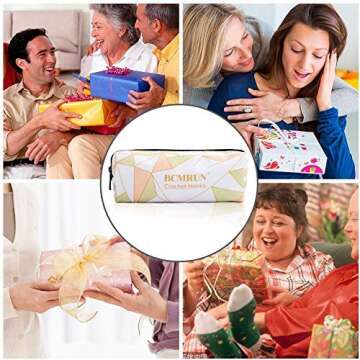 BCMRUN Ergonomic Large Crochet Hooks Set 6.5mm-10mm