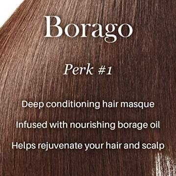 L'ANGE HAIR Deep Conditioning Masque with Borage Oil - 16 Oz Jar, Nourishes and Strengthens Hair, Ma...