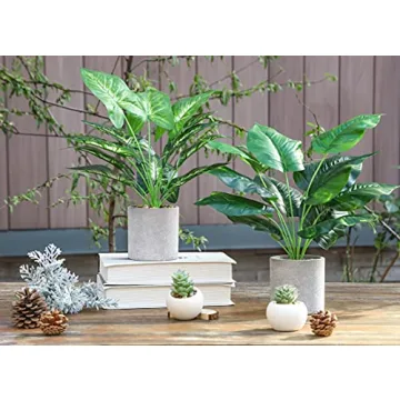 Stylish 16" Fake Plants for Home and Office Decor