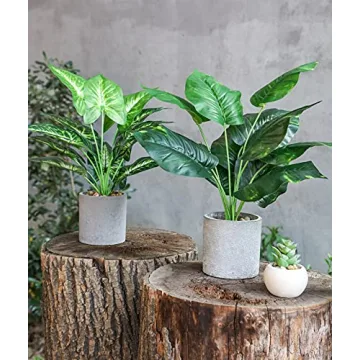 Stylish 16" Fake Plants for Home and Office Decor