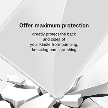 Diamond Case for Clear Kindle 10th Gen - Slim Protection
