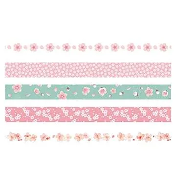 YUBX Washi Tape Set for Creative Arts and Crafts