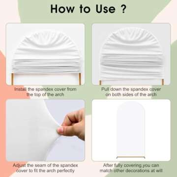 Versatile Arch Backdrop Cover Set for All Occasions